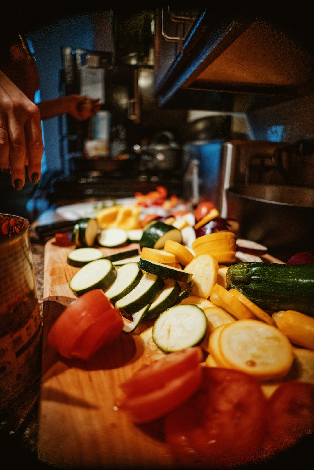 baked vegetables in oven