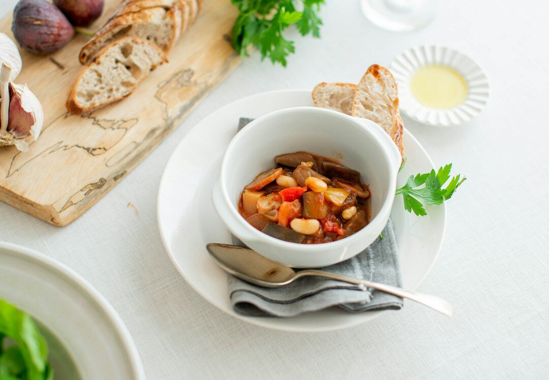 slow cooker with stew